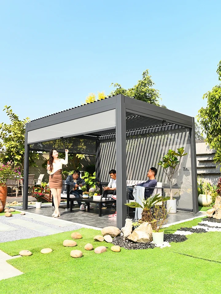 Louvered Gazebo (47)