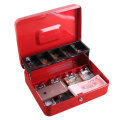 Portable Safes Storage Cash Box Money Drawer Key Lock / Password Lock Safe Lock Tiered Tray Security Metal Box 30 x 24 x 9cm