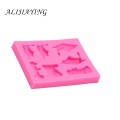 DIY Graduation doctor hat Fondant Sugarcraft Silicone Mould Cake Decoration Tools chocolate Polymer Clay Resin Mold D1415