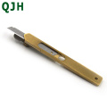 1 Pcs Durable leather cutting knife DIY Leather Cut Tools Incision Craft Knife Copper Trimming Knife with Blade Leather
