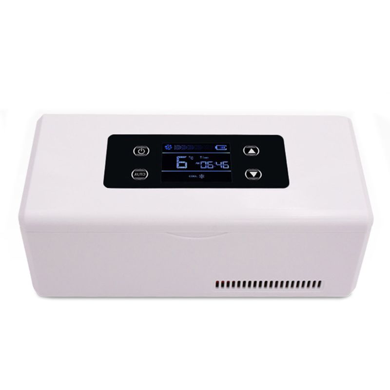 Portable Powerful Refrigeration Vehicle Refrigerator Small Item Storage Mini Fridge Freezer LCD Digital Display