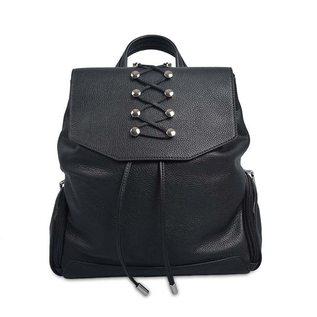 Leather Backpack Travel Shoulder School Mini Backpack