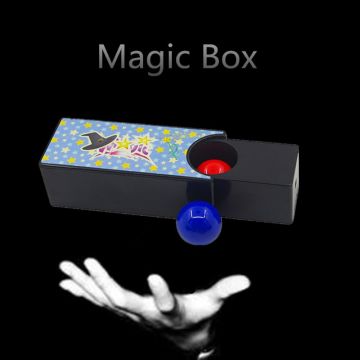 Changeable Magic Box Turning The Red Ball Into The Blue Ball Props Magic Tricks Toys Classic Toys 19QF