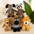 25cm Forest Animals Stuffed Plush Doll Toys Kids Giraffe Elephant Monkey Lion Tiger Plush Animal Toys Children Birthday Gifts