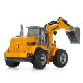 5 Channel 1:30 Rechargeable RC Excavator toy RC Engineering Car plastic Electronic Component Bulldozer For kids Christmas gift