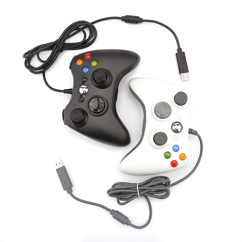 WE-890S USB Wired Controller Gamepad 360 precision 3D Joystick LED Indicator Double Vibration USB Computer Game Controller