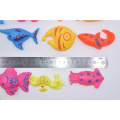 14pcs Set Magnetic Fishing Toy Game Kids 1 Rod 1 net 12 3D Fish Baby Bath Toys Outdoor Fun