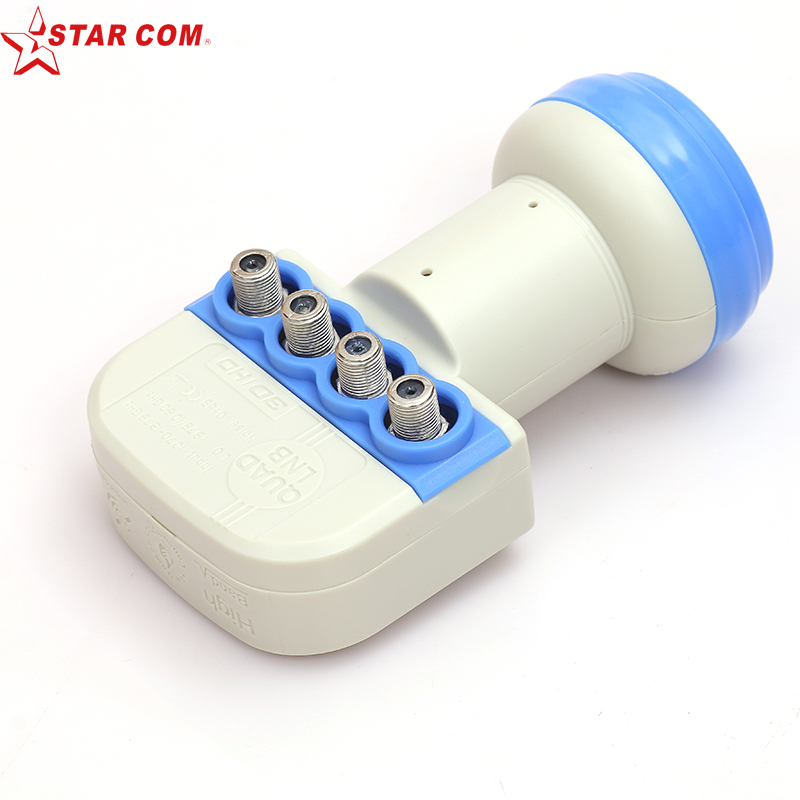 10PCS STAR COM LNB For Satellite TV Receiver Dish TV KU BAND LNB Universal Quad LNBF Tuner 01dB Noice Figure