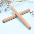 1 Pair Wood Claves Musical Percussion Instrument Natural Rhythm Sticks