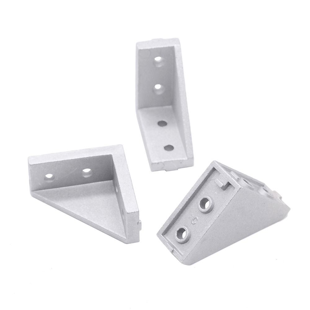 2040 Corner Bracket Aluminum 20x40 L connector Bracket Fastener For 2040 Profile,3Pcs/lot