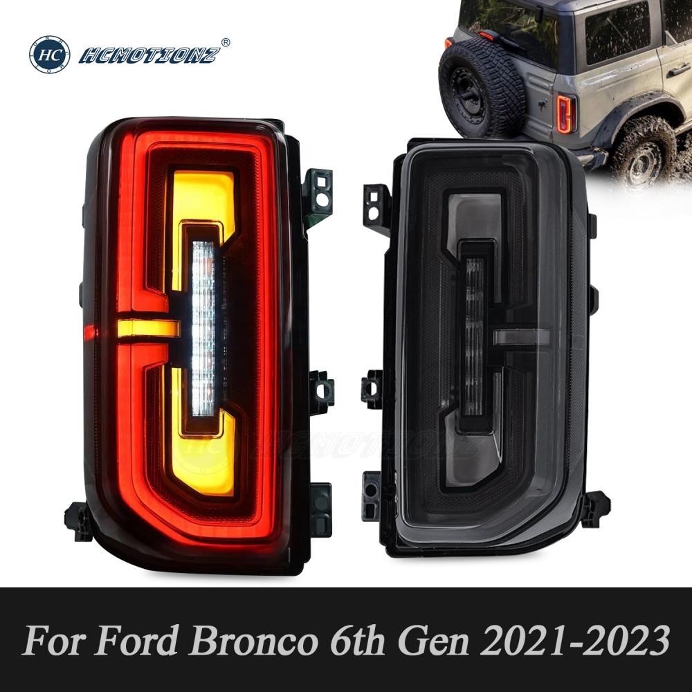 HCMOTIONZ LED Tail Lights For Ford Bronco 6th Gen 2021-2023