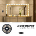 LED Makeup Mirror Light USB Cable Powered Flexible Dressing Table Vanity Lamp 5V Waterproof Bathroom Mirror Backlight Decor Lamp