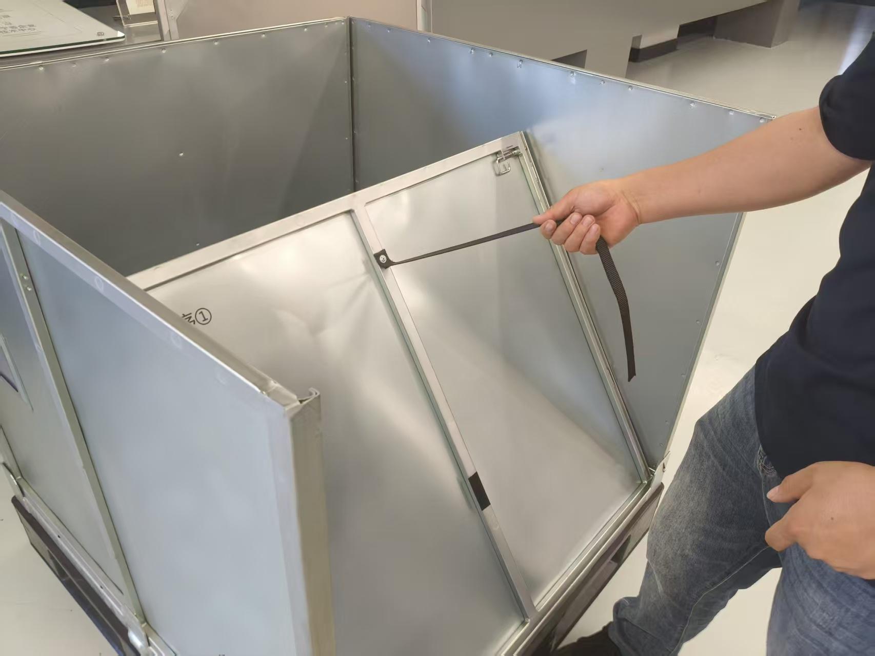 Foldable Logistics Storage Bin
