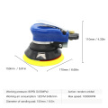 5 Inches 10000RPM Max Pneumatic Air Sander Car Polisher Paint Care Tool Polishing Machine Electric Woodworking Grinder Polisher