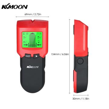 KKmoon Stud Finder Wall Detector Search Metal Digital Wood Studs Center Cable Live Wire Scanner Warning Detection with LCD
