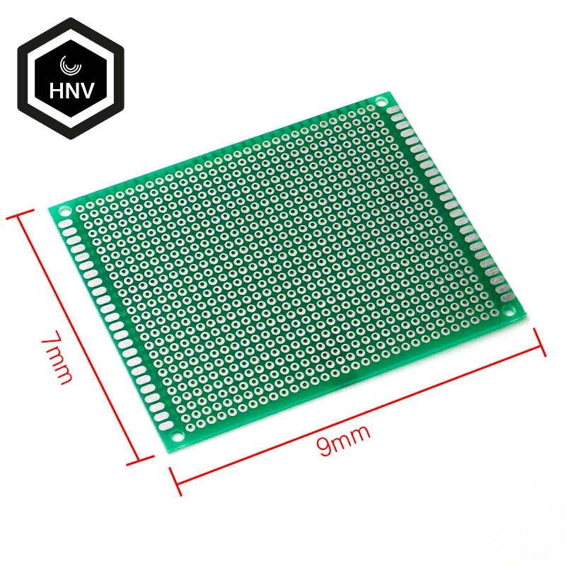 2pcs 7x9cm single Side Prototype PCB Universal Printed Circuit Board