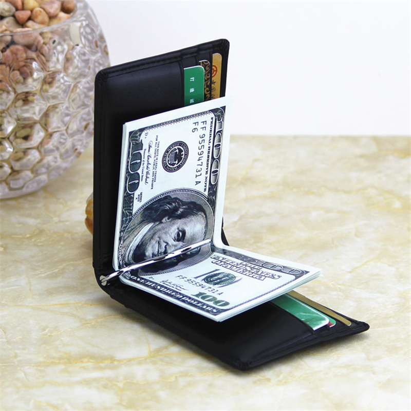 2020 Fashion Women Men Wallet Money Clip Open Clamp for Money Ultrathin Pocket Clamp Credit Card Case Mini Creative Wallet