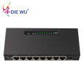 8 Port Gigabit Ethernet Network Switch 10/100/1000Mpbs HUB Desktop LAN Switcher Adapter Metal case
