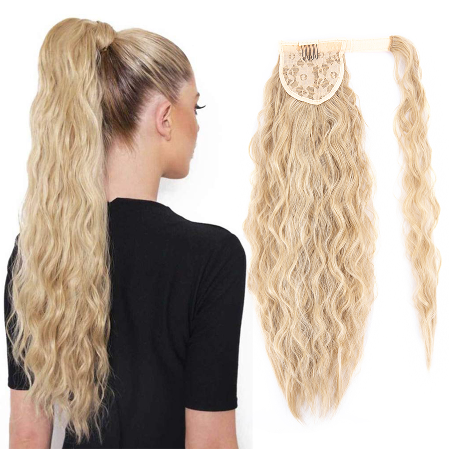 Corn Wavy Wrap Around Ponytail