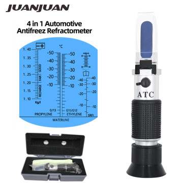 With box 4 in 1 Car Automotive Antifreez Battery fluid Refractometer Urea Adblue Glass Freezing point Water Tester 20% off