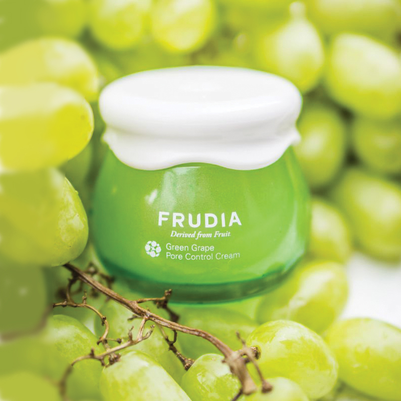 Face Cream - Green Grape Pore Control Cream mini, Frudia, for oily or pore dry skin improve pores and rough moisturizing