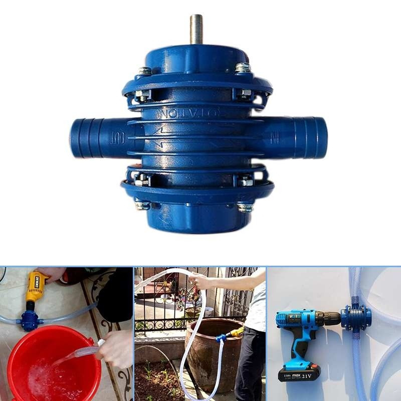 Self-Priming Dc Pumping Self-Priming Centrifugal Pump Household Small Pumping Hand Electric Drill Water Pump