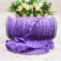 Double Ruffle Frill Elastic Ribbon Trim