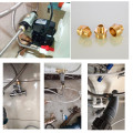 Brass Water pipe fittings 1/8 1/4 3/8 1/2 3/4 thread reducer Connection Adapte Copper Pneumatic Components Plumbing Accessories