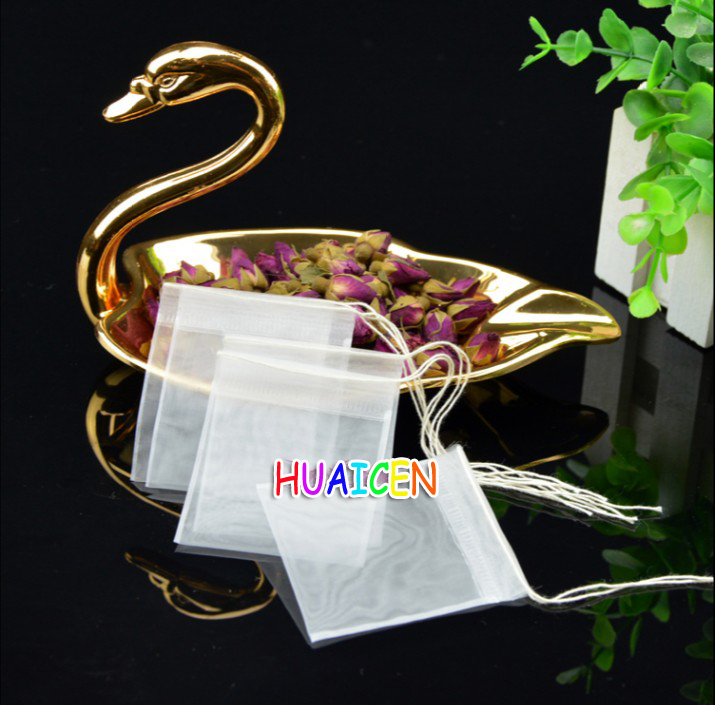 Teabags Empty Tea Bags Nylon material With String Heal Seal Filter Paper for Herb Loose Tea 100pcs/lot