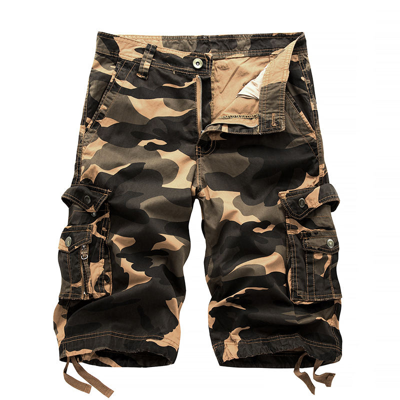 Trendyol Man Bermuda Cargo Shorts Men Modis Camouflage Military Men Short Homme Sweatpants Hip Hop Men Shorts Casual Cargo Cloth