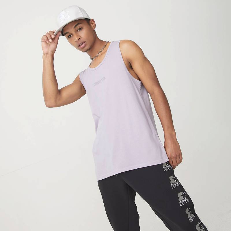 Mens Casual Puff Printed  Tank Tops 