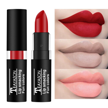 TEAYASON Multi-colors Professional Matte Lipstick Long-lasting Pigment Nude Sexy Lips Makeup 12 Colors Party Makeup Cosmetics