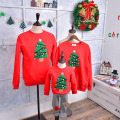 Family Matching Outfits 2020 Winter Christmas Sweater Christmas tree Children Clothing Kid shirt Polar Fleece Warm Family Clothe