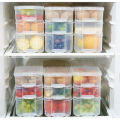 Kitchen Fridge Cabinet Freezer Desk Organizer Plastic Storage Bins Refrigerator Storage Box Food Storage Containers with Lid