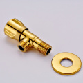 Filling Valves Copper Angle Valves 1/2"Male x 1/2" Male Bathroom Bidet Valve Bathroom Accessories Gold/Rose gold/Chrome Finished