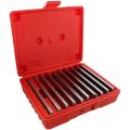 Newest 20 Pieces Hardened Parallels Tools 6" Long 1/8" Wide And 1/2 To 1-5/8 Thicken Steel High Precision Parallels Bar Set Hot
