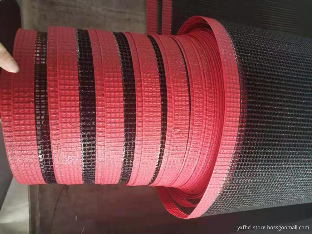 white PTFE open mesh belt