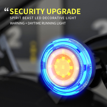 Suitable CFMOTO motorcycle decoration LED light highlight warning light accessories 12V spirit beast external auxiliary light