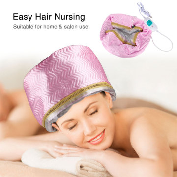 1Pc Hair Steamer Cap Dryers Electric Hair Cap Thermal Treatment Hat Beauty SPA Nourishing Hair Styling Care US EU Plug