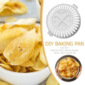 DIY low-fat microwave potato chips melon fruit slices homemade lacquerware kitchen baking accessories tools baking tray rack