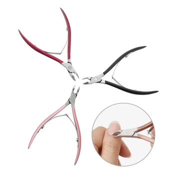 Meisha Nail Cuticle Pusher Tweezer Cutter Nipper Clipper Dead Skin Remover Manicure Art Grooming Tool Beauty Nail Pliers HE0001