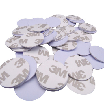 (100PCS/LOT) TK4100(EM4100)New Dellon RFID 125khz 3M Stickers Coins 25mm Smart Tags Read-only Access Control Cards