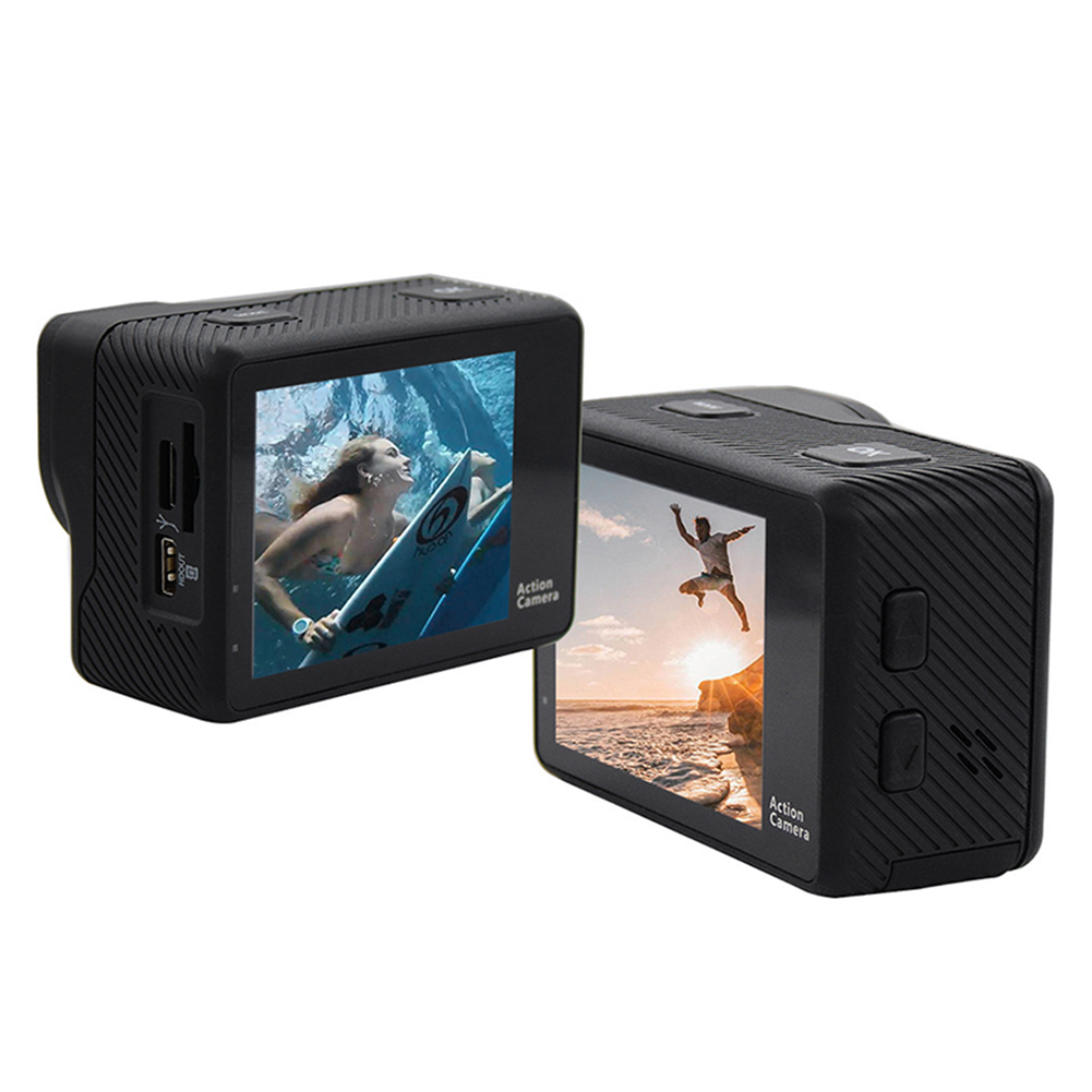 Ultra HD Display Action Camera 4K WiFi 1200 MP Sports Cam Waterproof Portable Durable Diving Camcorder With Remote Control