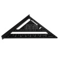 7'' Metric Aluminum Alloy Speed Square Roofing Triangle Angle Protractor Square Carpenter's Measuring Sharpeners