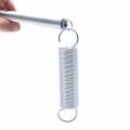 1Pcs Tension Spring With Hook Wire Diameter 1.8mm Outer Diameter 16mm White Zinc Plated Extension Spring Length 50-100mm