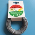 15m Long Trimmer Wire Cord Line 2 - 3mm Steel Wire Gray for Strimmer Brush Cutter Grass Trimmer Replacement Wire Trimmer Parts