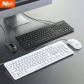 Niye Silent Keyboard Mouse Set Ergonomic Mute Office Gaming USB Full-size Keyboard Mouse Combo For Notebook Laptop Desktop PC