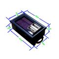 Newest Universal LCD Digital Voltmeter Motorcycle Car 5V Battery Detector Indicator Voltage Tester Monitor