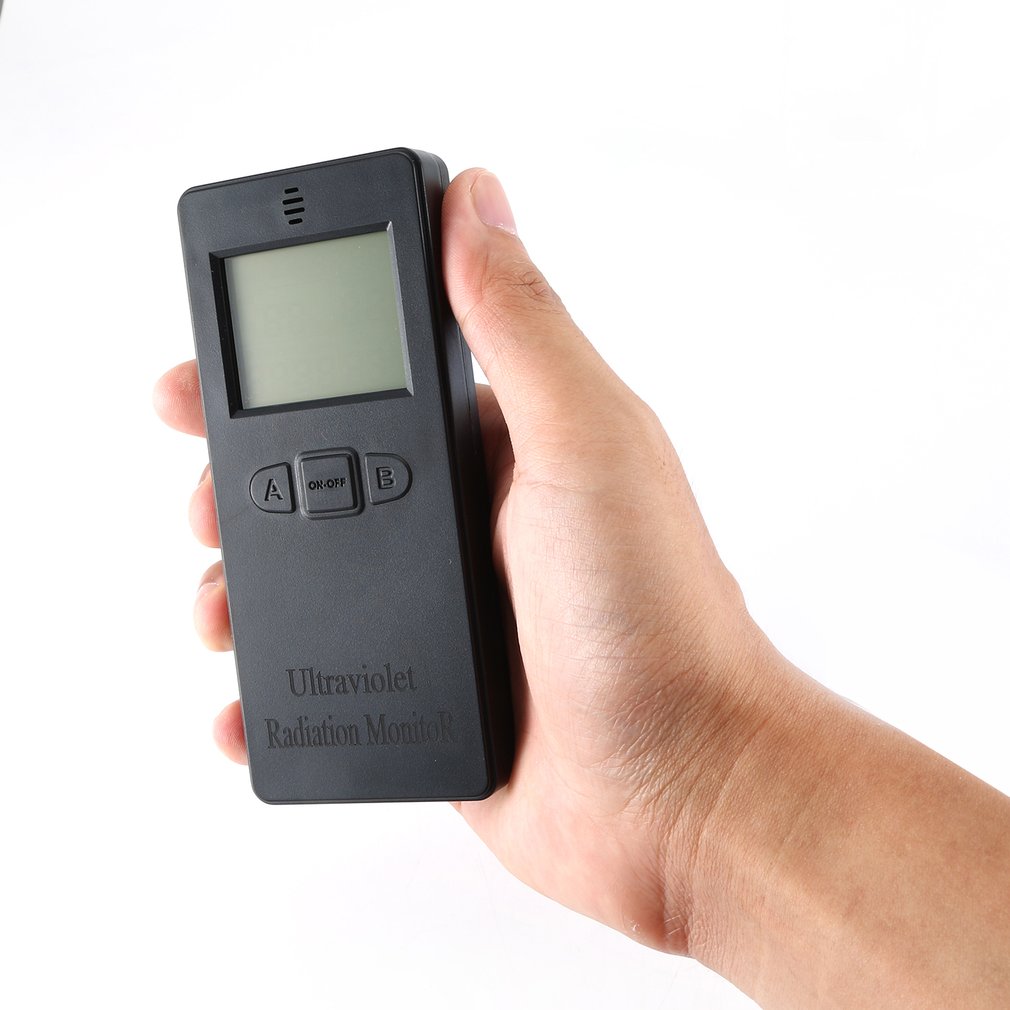 Digital Ultraviolet Radiation Detector UV UVI Meter Dosimeter Tester Counter With Temperature display