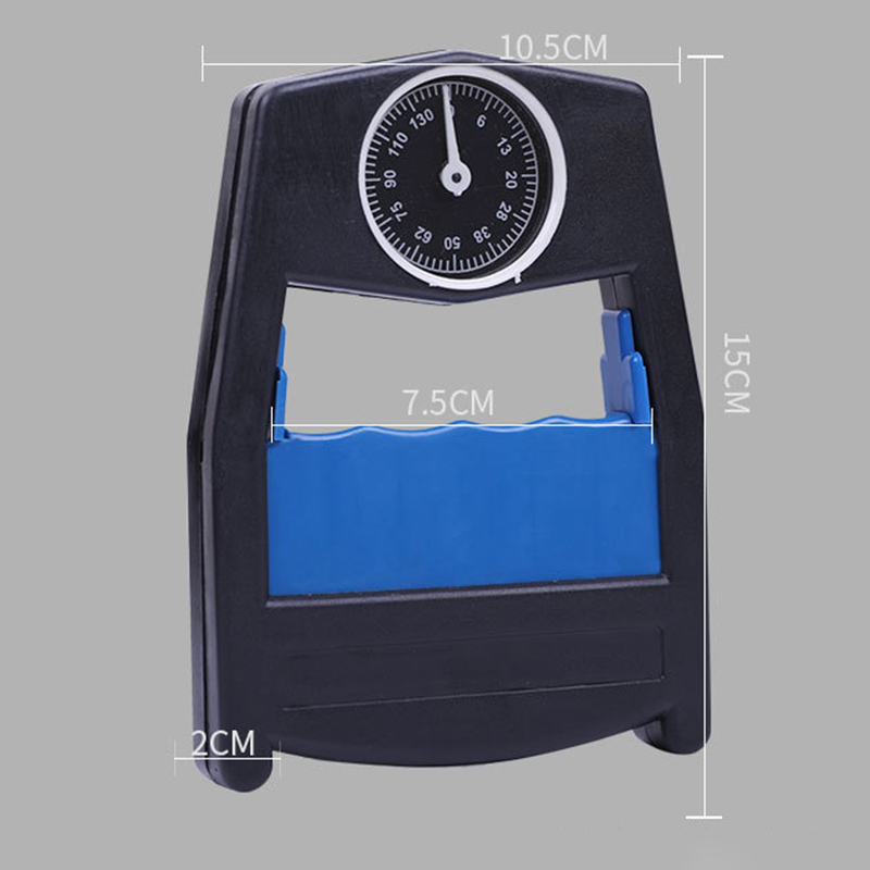 Portable Dynamometer Hand Grip Power Measurement Meter Body Mucle Clamp Forcemeter Adjustable Strength Force Gauge 130Kg/286Lbs